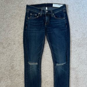 Rag & Bone dark wash skinny jeans - size 24